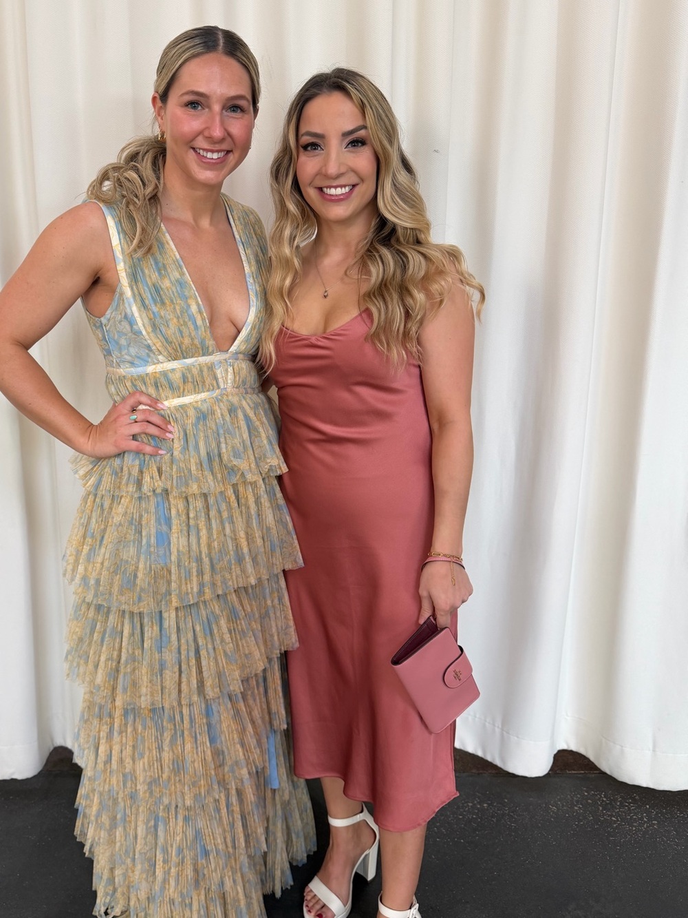 Abercrombie & Fitch Satin Slip Dress in Dusty Rose